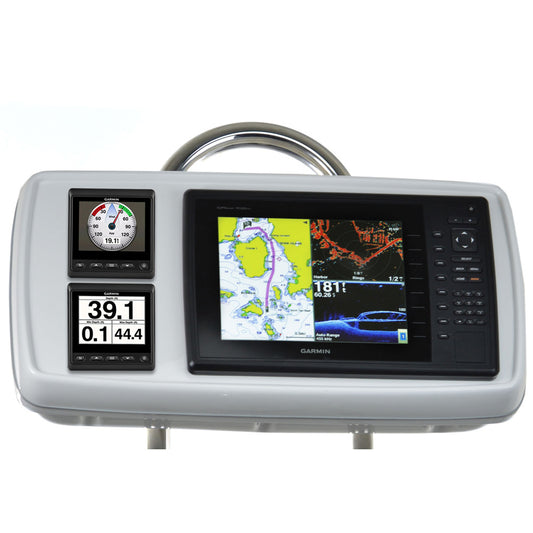 NavPod GP2170-06 SystemPod Pre-Cut f/Garmin 1020/1020xs/1040xs & 2 Instruments f/12" Wide Guard