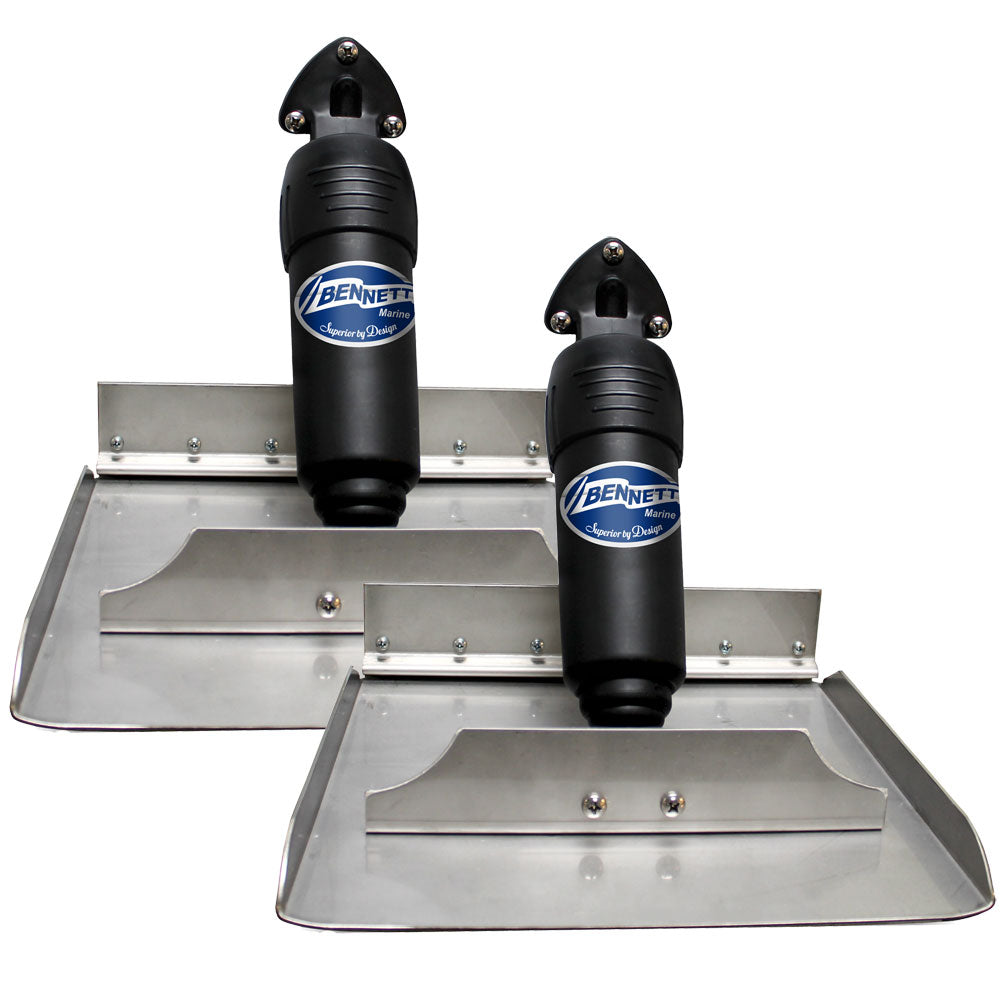 Bennett BOLT 12x4 Electric Trim Tab System - Control Switch Required [BOLT124] | Trim Tabs by Bennett Marine 