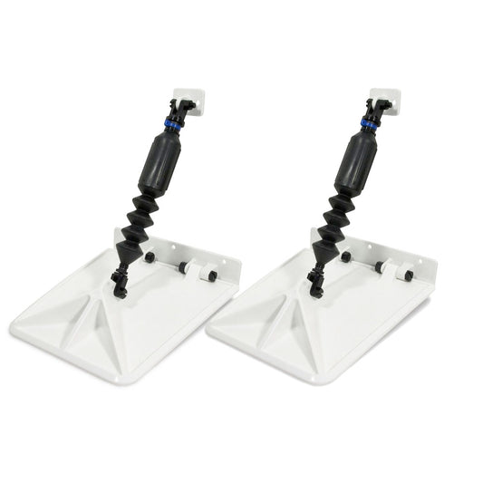 Nauticus Smart Tabs SX 9.5 x 10 - f/13-15 Boat w/30 - 40HP - White [SXW9510-30] | Trim Tabs by Nauticus 