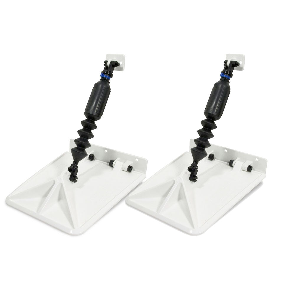 Nauticus Smart Tabs SX 9.5 x 10 - f/12-16 Boat w/40 - 80HP - White [SXW9510-40] | Trim Tabs by Nauticus 