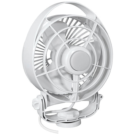 SEEKR by Caframo Maestro 12V 3-Speed 6" Marine Fan w/LED Light - White [7482CAWBX] | Fans by SEEKR by Caframo 