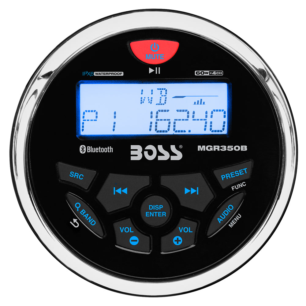 Boss Audio MGR350B Marine Stereo w/AM/FM/BT/USB [MGR350B] | Stereos by Boss Audio 