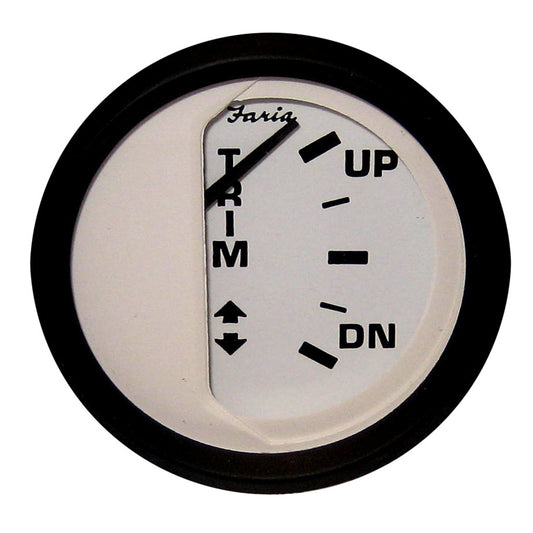 Faria Euro White 2" Trim Gauge f/ Johnson/Evinrude/Suzuki (Outboard) [12915] | Gauges by Faria Beede Instruments 