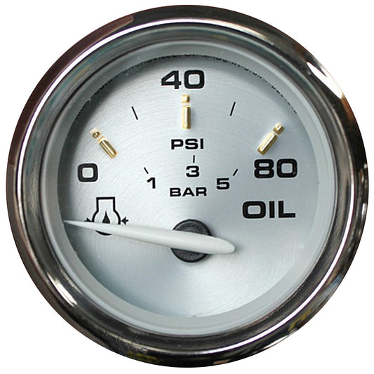 Faria Kronos 2" Oil Pressure Gauge - 80 PSI [19002] | Gauges by Faria Beede Instruments 