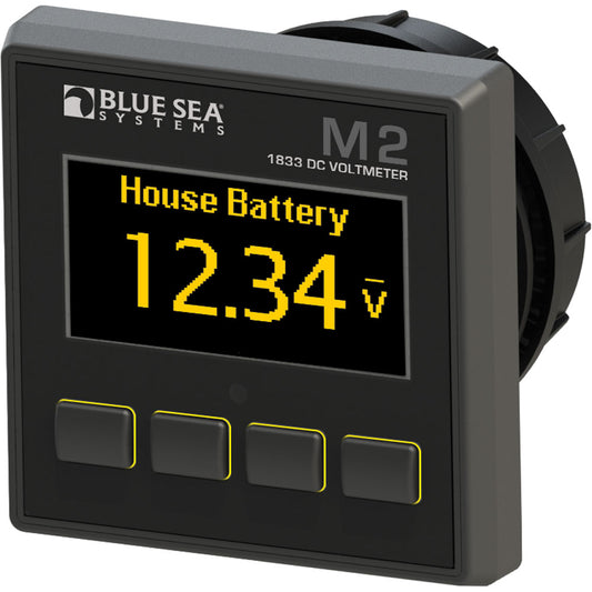 Blue Sea 1833 M2 DC Voltmeter [1833] | Meters & Monitoring by Blue Sea Systems 