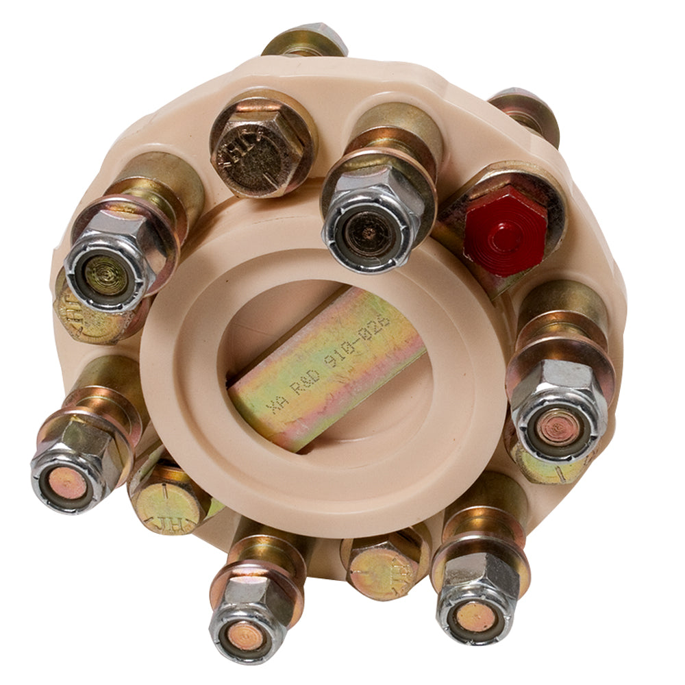 R & D Flexible Shaft Coupling f/6" Twin Disc - 28HP/100RPM Capacity [910-026] | Shaft Couplers by R & D Marine 