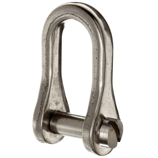 Ronstan Standard Dee Slotted Pin Shackle - 1/4" Pin - 7/8"L x 9/16"W [RF151] | Shackles/Rings/Pins by Ronstan 