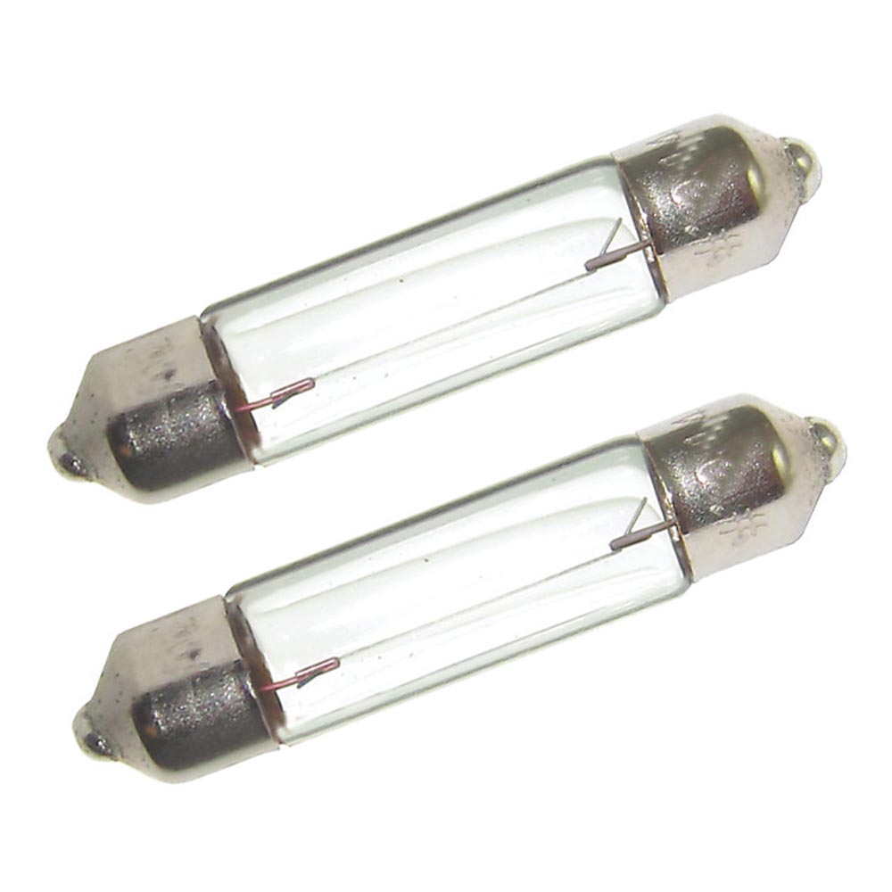 Perko Double Ended Festoon Bulbs - 12V, 10W, .74A - Pair [0070DP0CLR] | Bulbs by Perko 