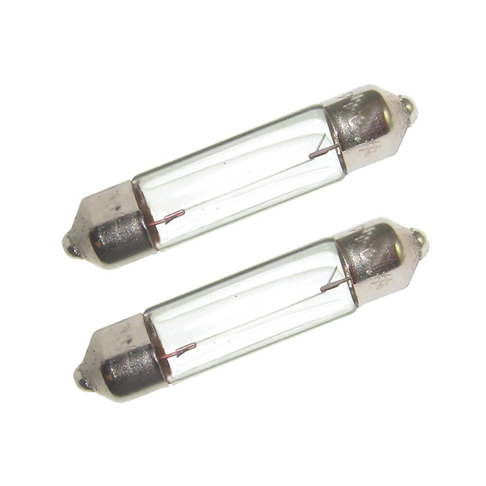 Perko Double Ended Festoon Bulbs - 12V, 10W, .80A - Pair [0071DP0CLR] | Bulbs by Perko 