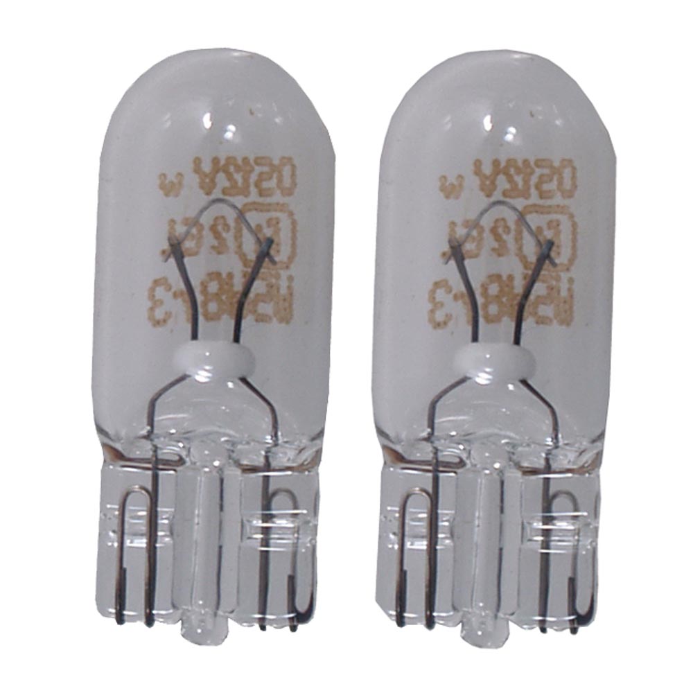 Perko Wedge Base Bulb - 12V, 5W, .35A - Pair [0338DP1CLR] | Bulbs by Perko 