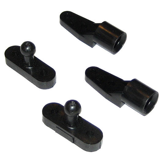 Perko Door Catches - Black Nylon - Pair [0559DP] | Latches by Perko 