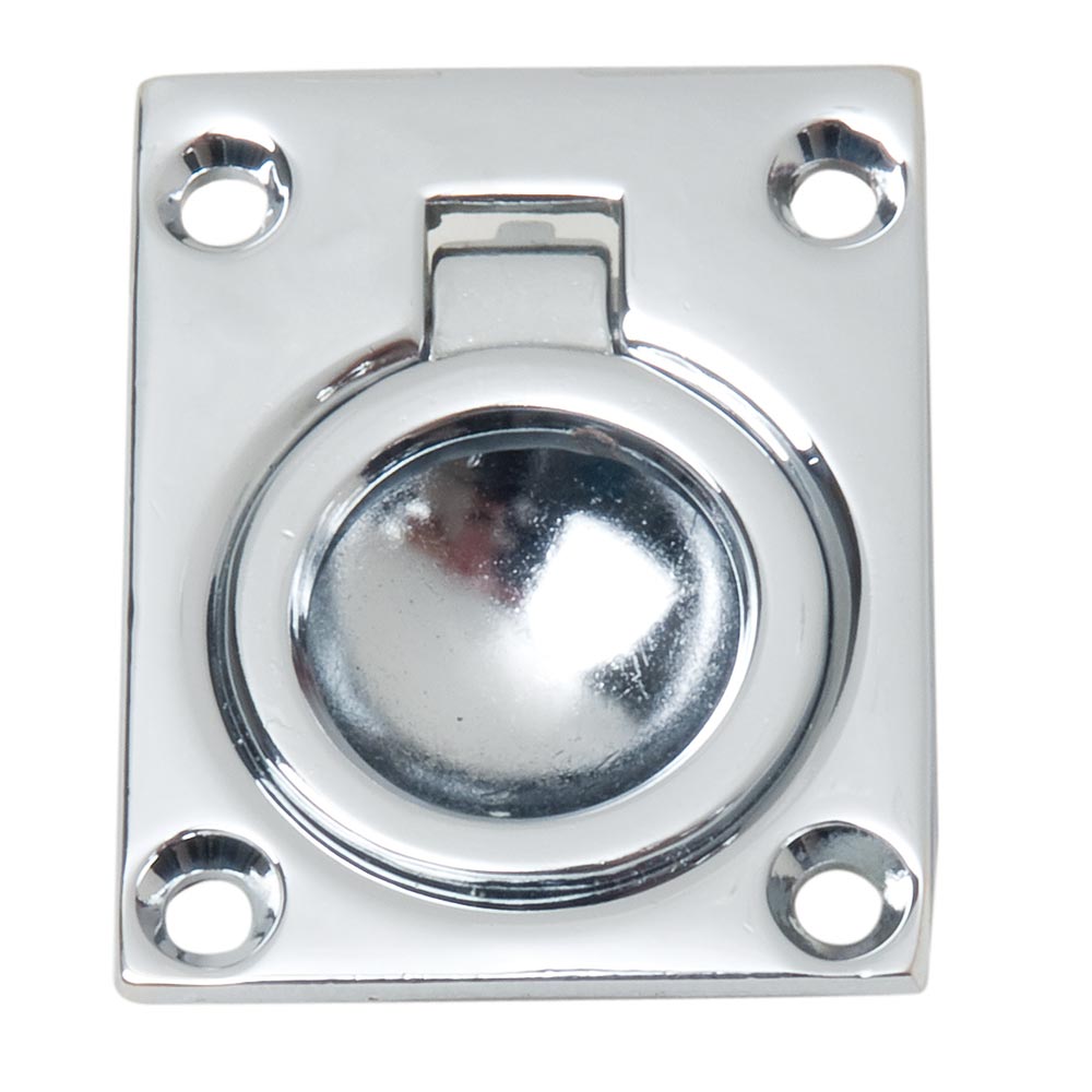 Perko Flush Ring Pull - Chrome Plated Zinc [0841DP0CHR] | Latches by Perko 