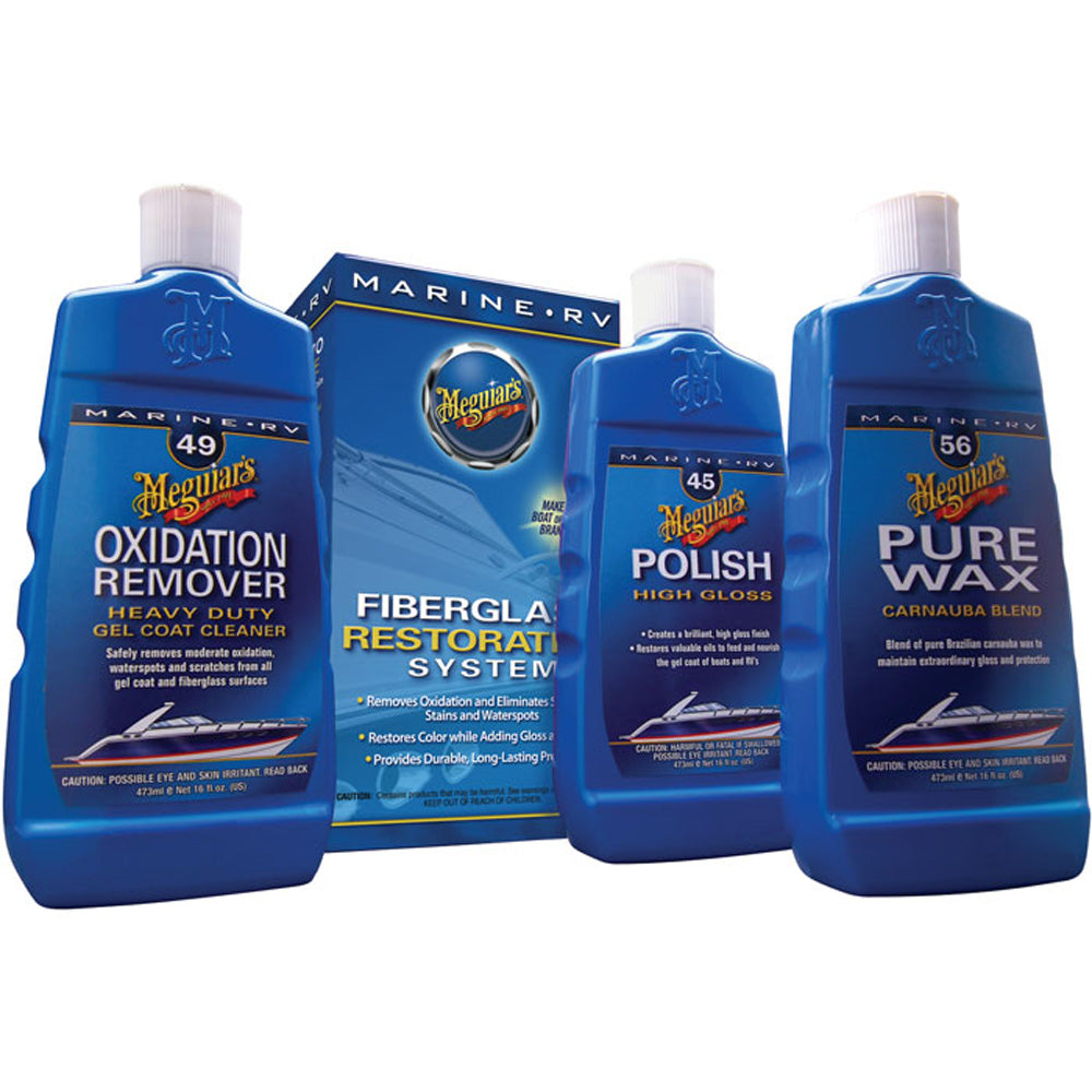 Meguiar's MG Fiberglass Oxidation Removal Kit [M4965] | Cleaning by Meguiar's 