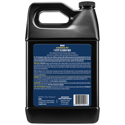 Meguiar's #50 Boat/RV Cleaner Wax - Liquid 1 Gallon