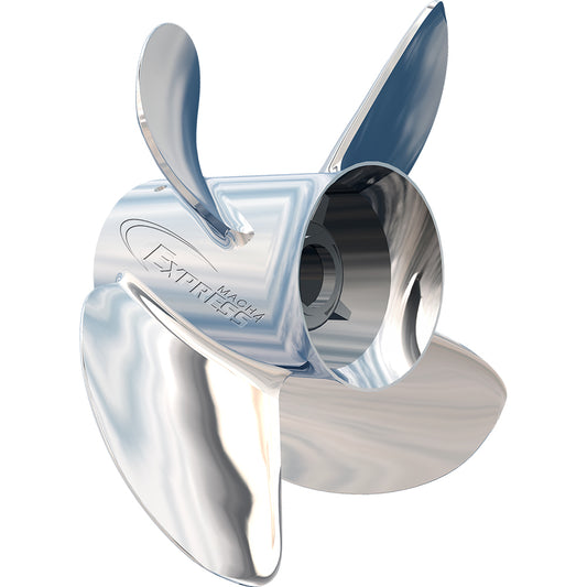 Turning Point Express Mach4 - Right Hand - Stainless Steel Propeller - EX-1417-4 - 4-Blade - 14.5" x 17 Pitch [31501731] | Propeller by Turning Point Propellers 