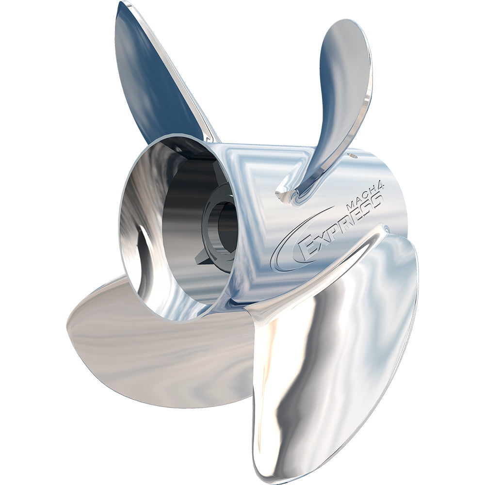 Turning Point Express Mach4 - Left Hand - Stainless Steel Propeller - EX-1419-4L - 4-Blade -14" x 19 Pitch [31501941] | Propeller by Turning Point Propellers 