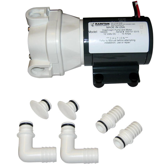 Raritan Diaphragm Intake Pump - 12v [166000] | Marine Sanitation by Raritan 