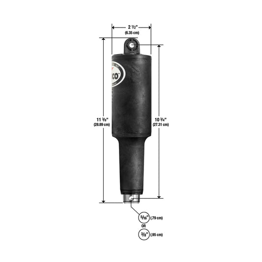 Lenco 101XD Extreme Duty Actuator - 12V - 2-1/4" Stroke w/Hardware [15056-002] | Trim Tab Accessories by Lenco Marine 