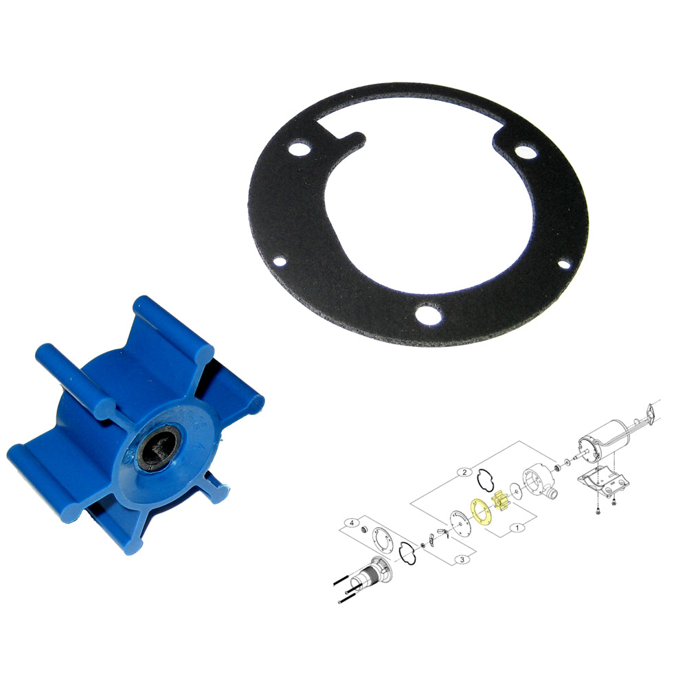 Shurflo by Pentair Macerator Impeller Kit f/3200 Series - Includes Gasket [94-571-00] | Impellers by Shurflo by Pentair 