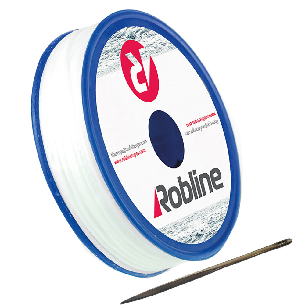 Robline Waxed Whipping Twine Kit - 0.8mm x 40M - White [TY-KITW] | Rope by Robline 