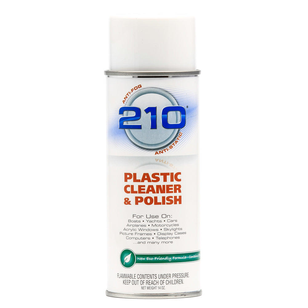 Camco 210 Plastic Cleaner Polish 14oz Spray [40934] | Cleaning by Camco 