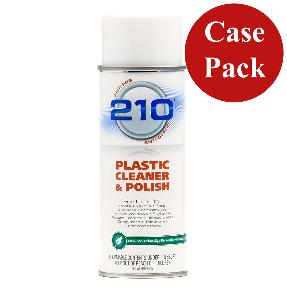 Camco 210 Plastic Cleaner Polish - 14oz Spray - Case of 12 [40934CASE] | Cleaning by Camco 