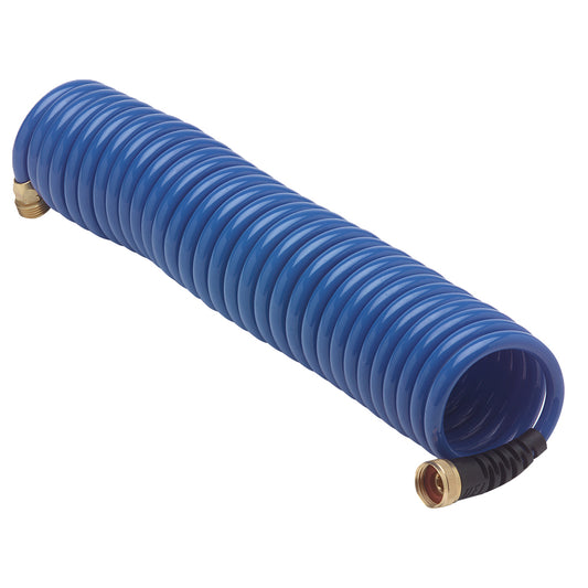 HoseCoil Blue Hose w/Flex Relief - 25' [HS2500HP] | Cleaning by HoseCoil 