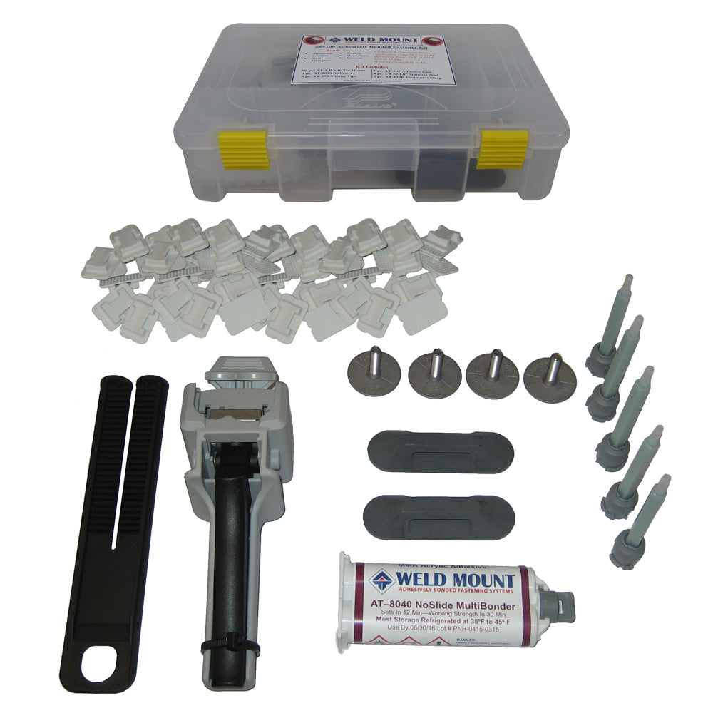 Weld Mount Adhesively Bonded Fastener Kit w/AT 8040 Adhesive [65100] | Tools by Weld Mount 