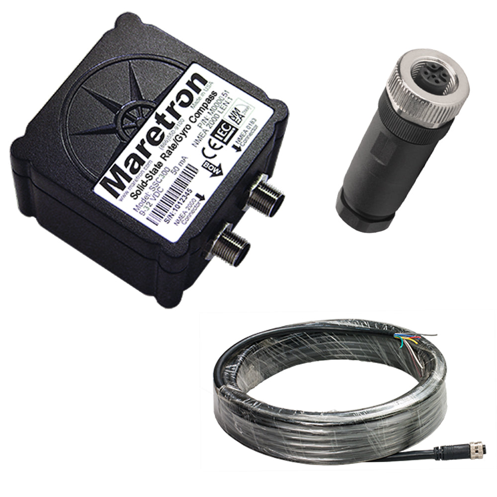 Maretron Solid-State Rate/Gyro Compass w/10m Cable & Connector [SSC300-01-KIT] | NMEA Cables & Sensors by Maretron 