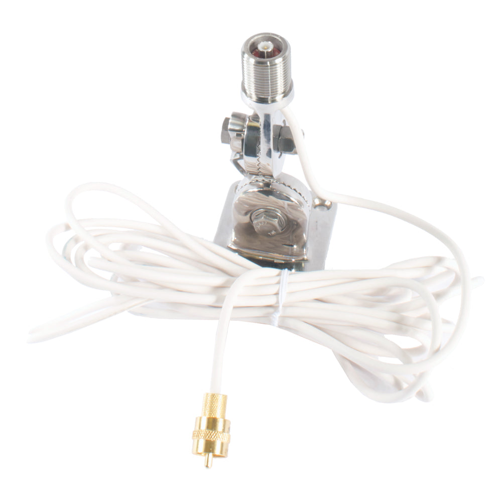 Shakespeare Quick Connect SS Mount w/Cable f/Quick Connect Antenna [QCM-S] | Antenna Mounts & Accessories by Shakespeare 