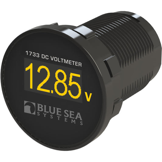 Blue Sea 1733 Mini OLED DC Voltmeter [1733] | Meters & Monitoring by Blue Sea Systems 