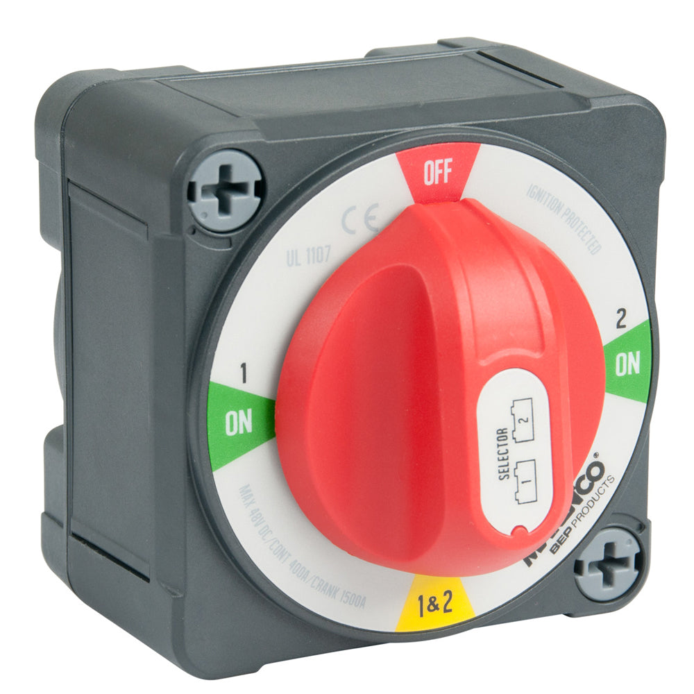 BEP Pro Installer 400A EZ-Mount Battery Selector Switch (1-2-Both-Off) [771-S-EZ] | Battery Management by BEP Marine 