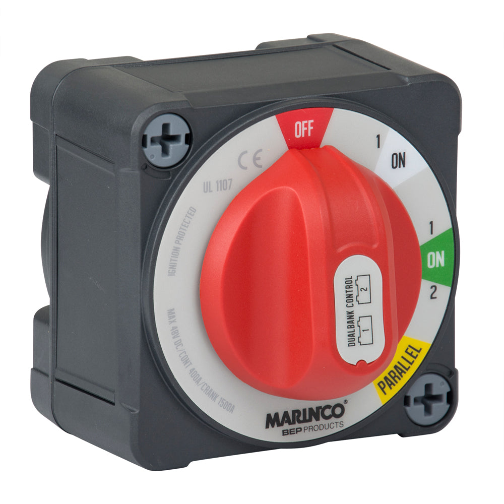 BEP Pro Installer 400a EZ-Mount Dual Bank Control Battery Switch - MC10 [772-DBC-EZ] | Battery Management by BEP Marine 