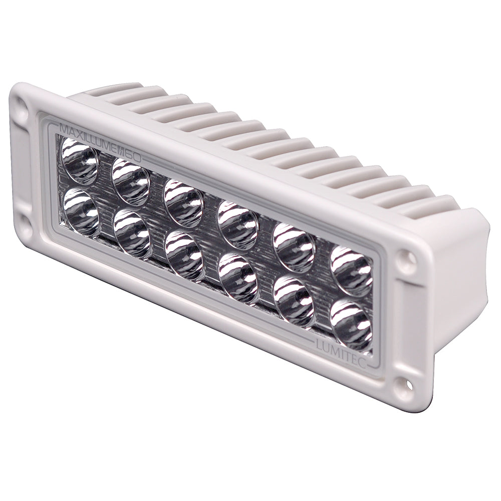 Lumitec Maxillumeh60 - Flush Mount Flood Light - White Housing - White Dimming [101336] | Flood/Spreader Lights by Lumitec 