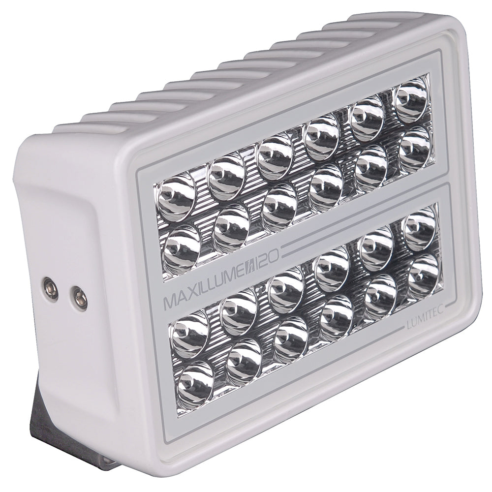 Lumitec Maxillume h120 - Trunnion Mount Flood Light - White Housing - White Dimming [101346] | Flood/Spreader Lights by Lumitec 