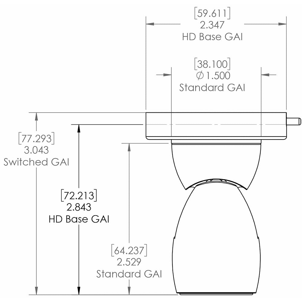 Lumitec GAI2 Spectrum Heavy-Duty Base - White Housing [111831] | Interior / Courtesy Light by Lumitec 