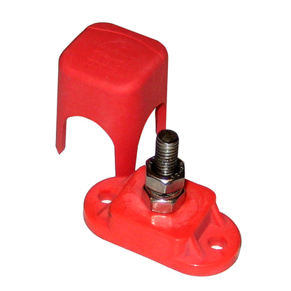 BEP Pro Installer Single Insulated Distribution Stud - 1/4" - Positive [IS-6MM-1R/DSP] | Busbars, Connectors & Insulators by BEP Marine 