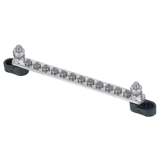 BEP Pro Installer Bus Bar - 12 Way - 100A [BB-12W-2S/DSP] | Busbars, Connectors & Insulators by BEP Marine 