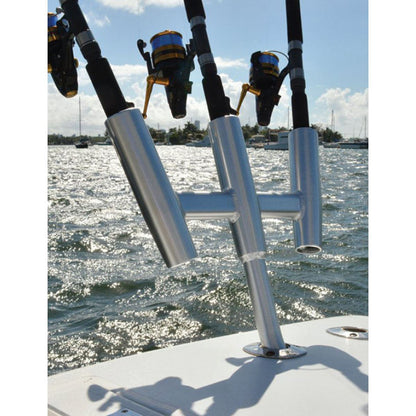 TACO Kite Fishing 3-Rod Cluster [F31-0770BSA-1] | Rod Holders by TACO Marine 