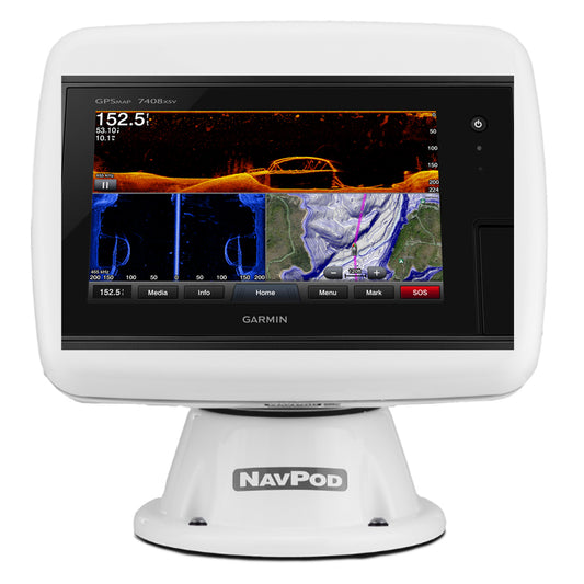 NavPod PP4800-20 PowerPod Pre-Cut f/Garmin 7408 / 7408xsv / 7608 / 7608xsv [PP4800-20] | Display Mounts by NavPod 