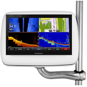 NavPod RMX4800-20 RailMount Pre-Cut f/Garmin GPSMAP 7408 / 7408xsv / 7608 / 7608sxv [RMX4800-20] | Display Mounts by NavPod 