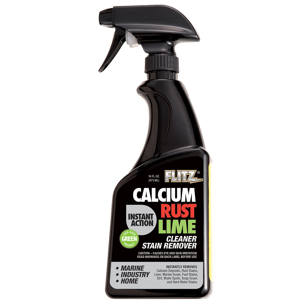 Flitz Instant Calcium, Rust & Lime Remover - 16oz Spray Bottle [CR 01606] | Cleaning by Flitz 