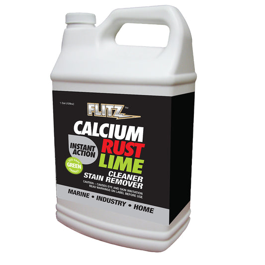 Flitz Instant Calcium, Rust & Lime Remover - Gallon Refill [CR 01610] | Cleaning by Flitz 