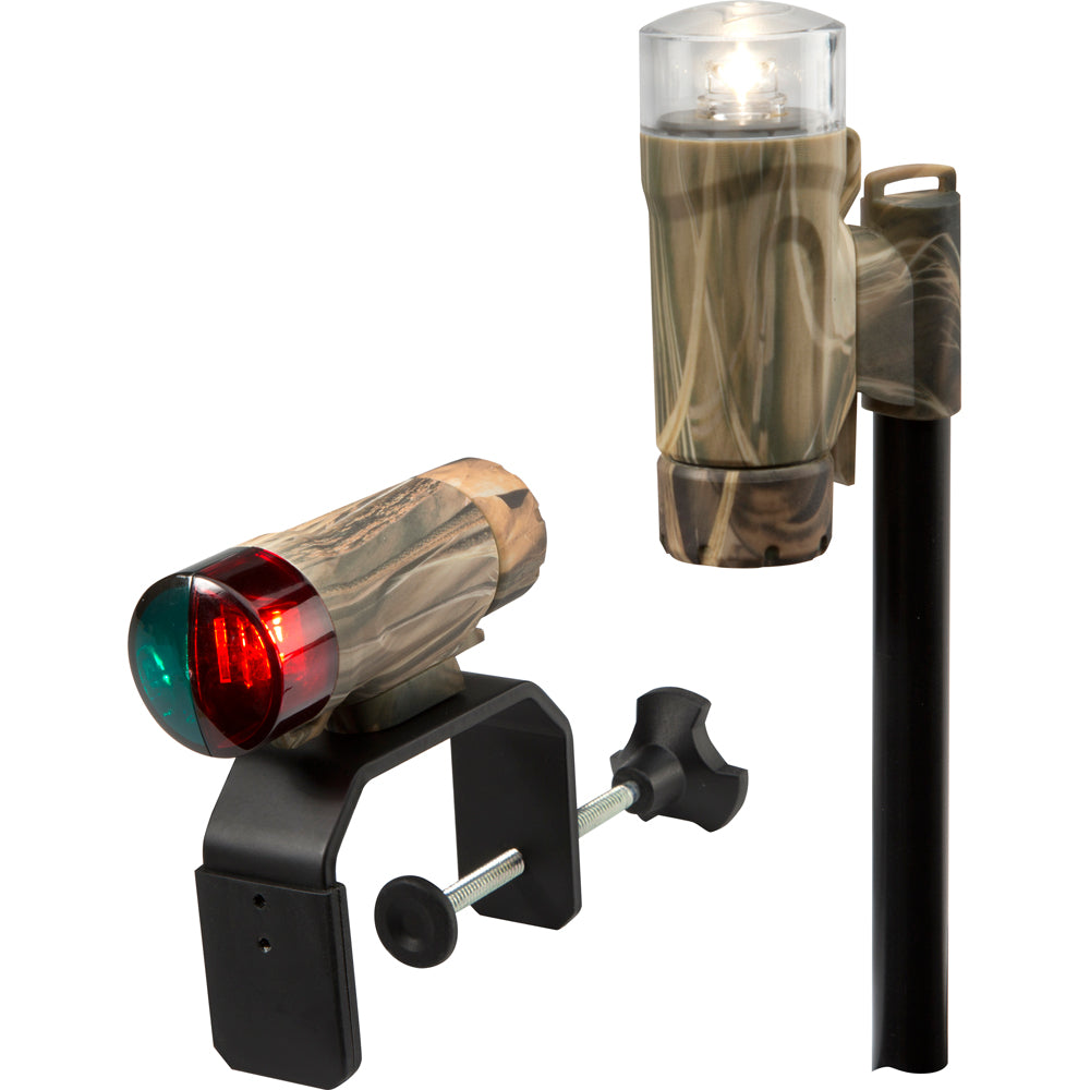 Attwood Clamp-On Portable LED Light Kit - RealTree Max-4 Camo [14191-7] | Navigation Lights by Attwood Marine 