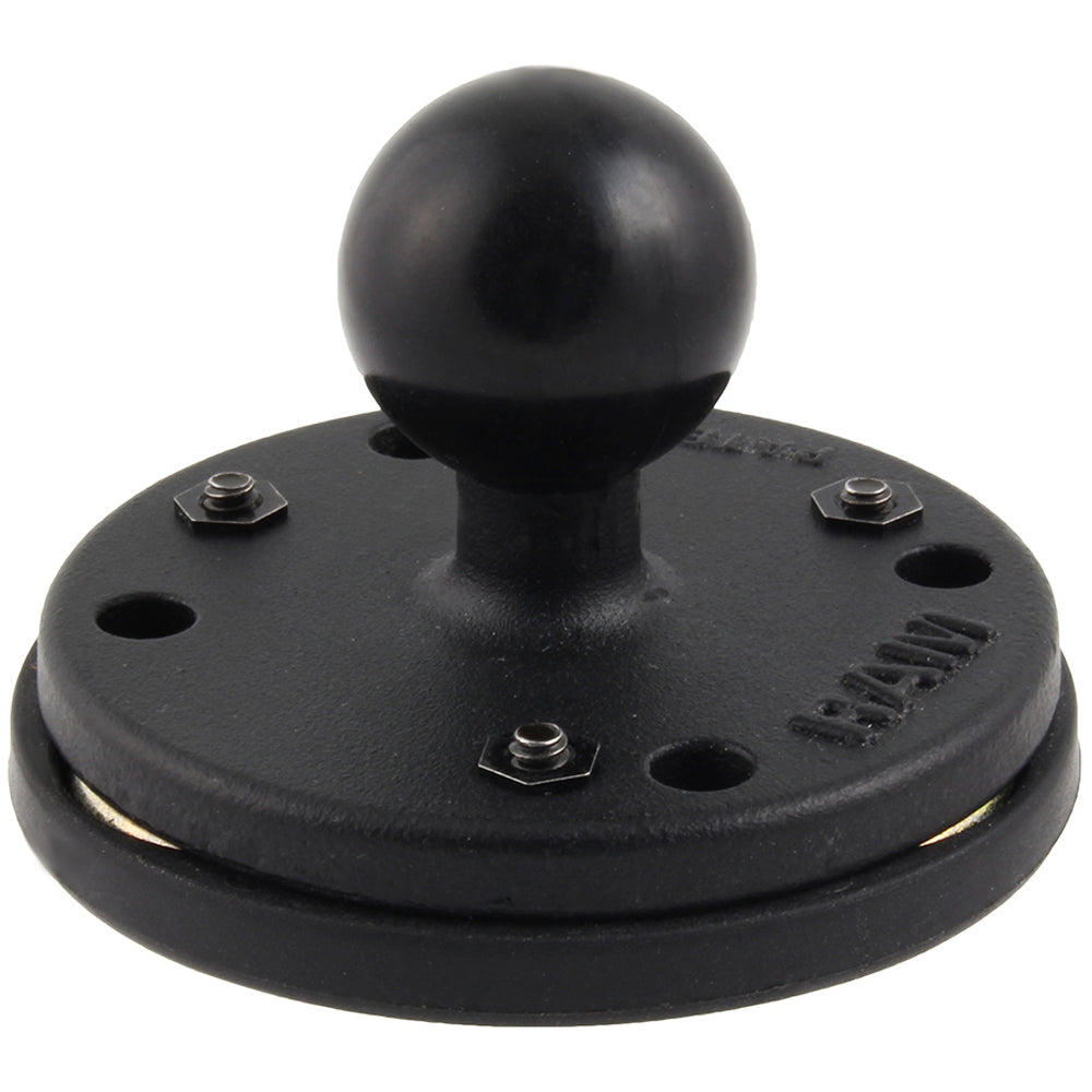 RAM Mount Triple Magnetic 2.5" Round Base w/1" Ball