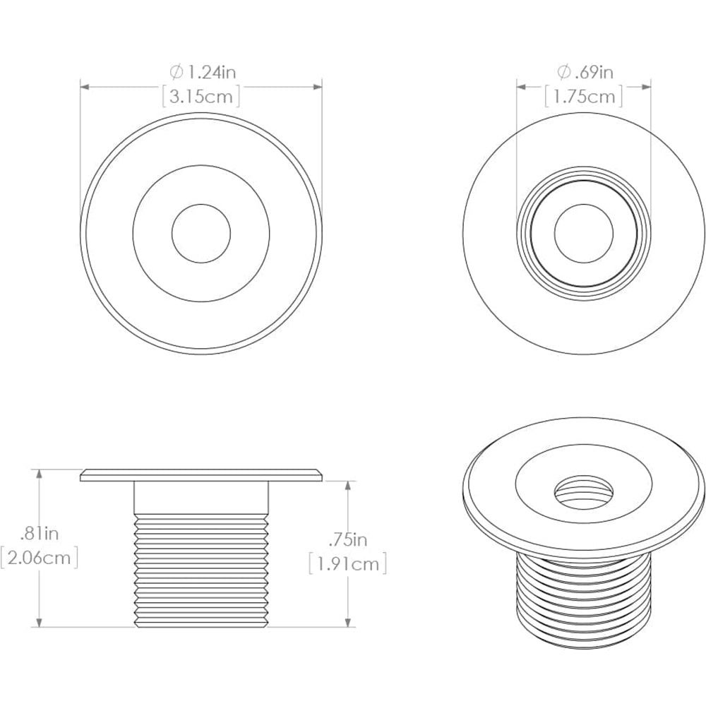 Lumitec Echo Courtesy Light - Brushed Housing - White Light [112203] | Interior / Courtesy Light by Lumitec 