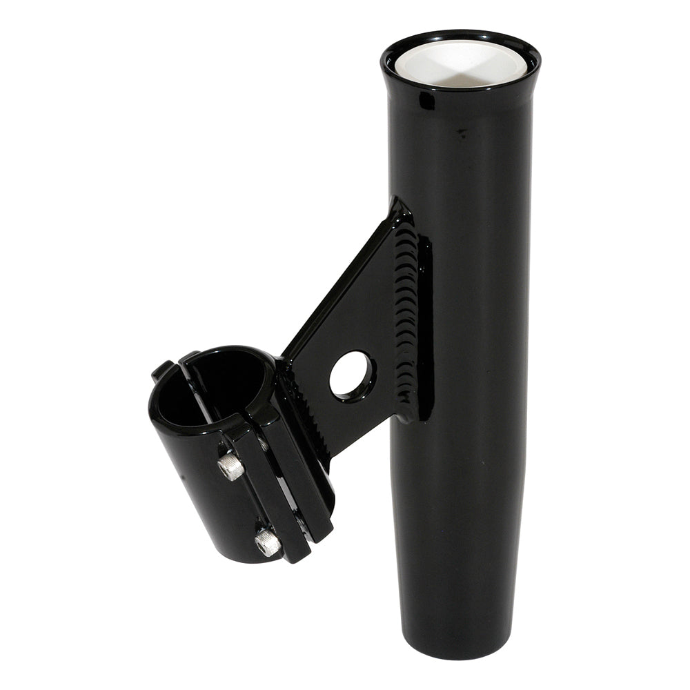 Lee's Clamp-On Rod Holder - Black Aluminum - Vertical Mount - Fits 1.315 O.D. Pipe [RA5002BK] | Rod Holders by Lee's Tackle 