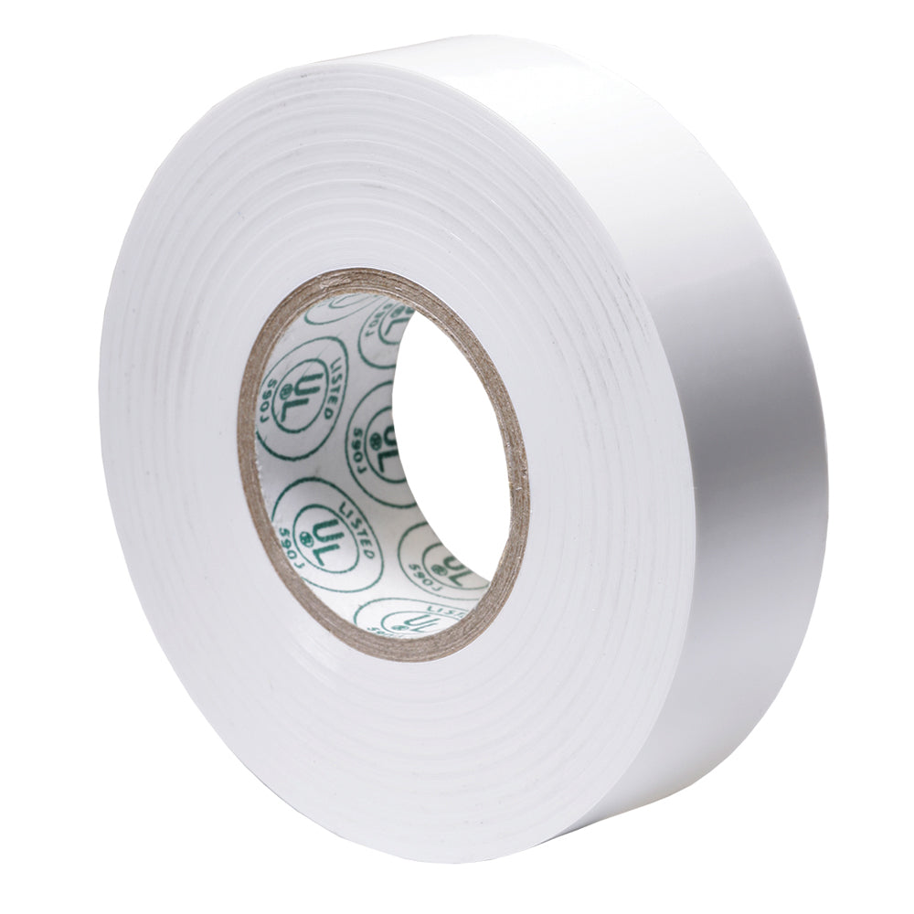 Ancor Premium Electrical Tape - 3/4" x 66' - White [337066] | Wire Management by Ancor 