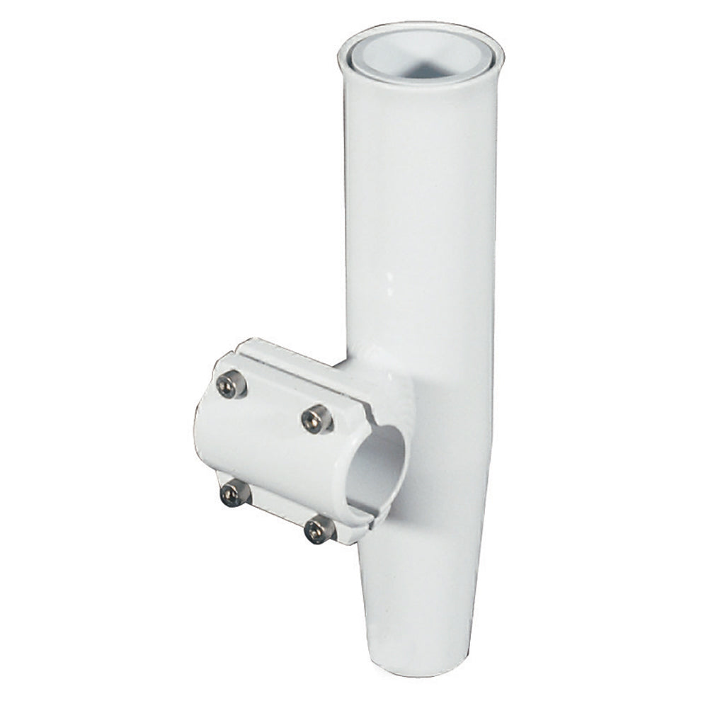 Lee's Clamp-On Rod Holder - White Aluminum - Horizontal Mount - Fits 1.050" O.D. Pipe [RA5201WH] | Rod Holders by Lee's Tackle 