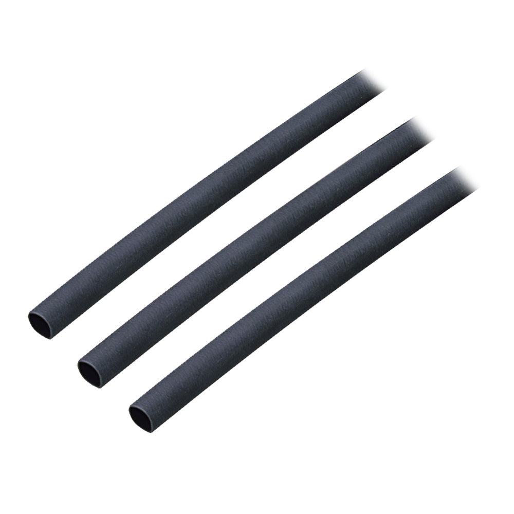 Ancor Adhesive Lined Heat Shrink Tubing (ALT) - 3/16" x 3" - 3-Pack - Black [302103] | Wire Management by Ancor 